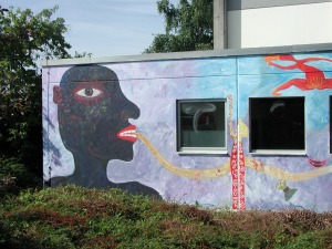 Inda-Gymnasium Wandmalereien Mural Global